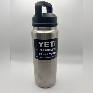 YETI Rambler 26 oz Stainless Steel Bottle | Chug Cap | New